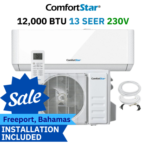 12K BTU 13 Seer 230V (Installation Included) <span style="color:red!important">Freeport only</span>