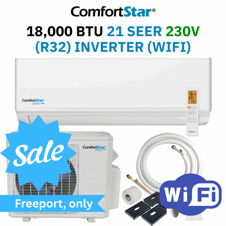 CS 18K BTU 21 Seer 230V Inverter (WiFi)